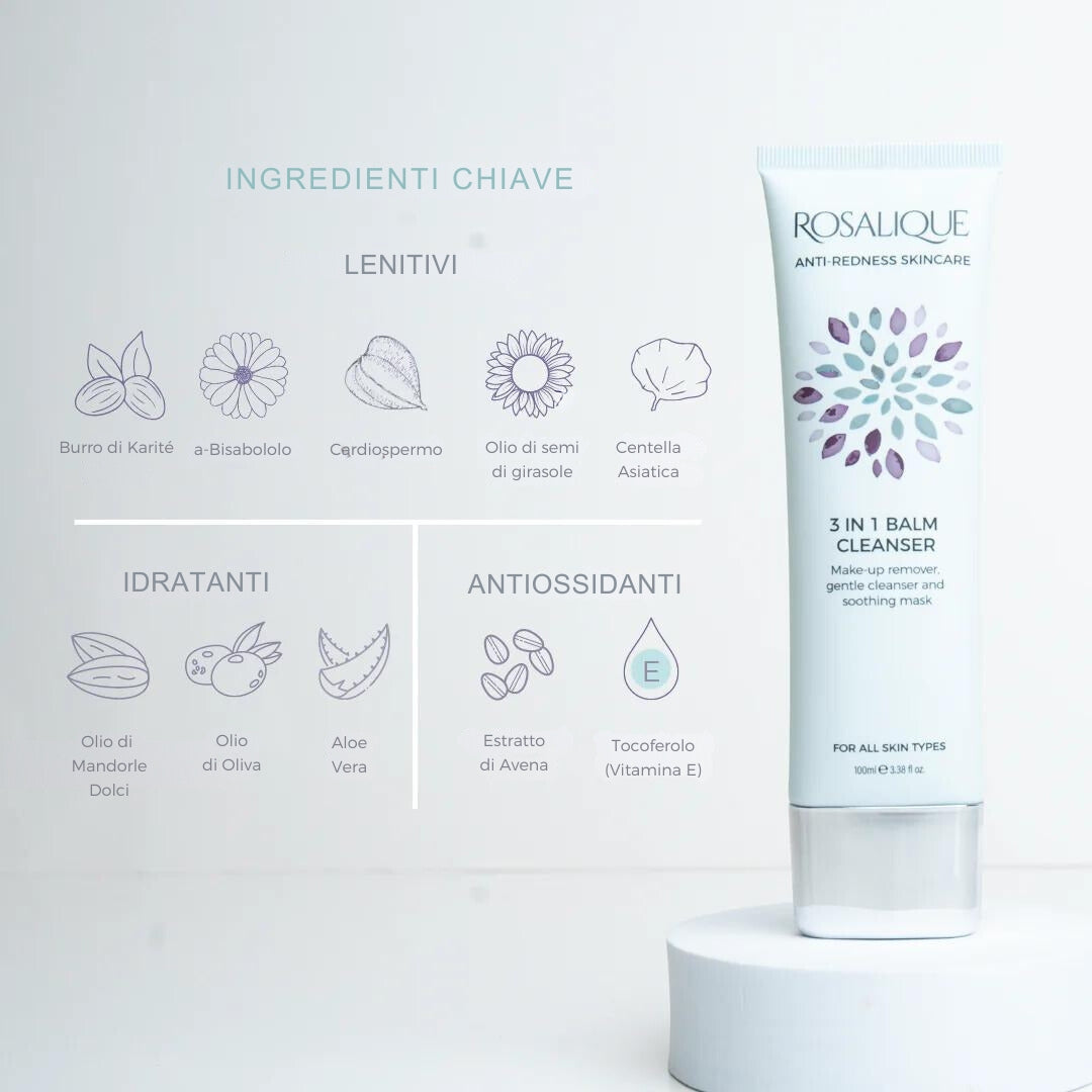 Rosalique 3 in 1 Balm Cleanser