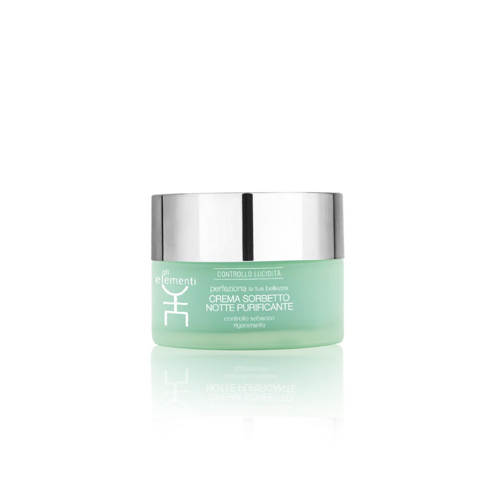 Crema sorbetto notte purificante